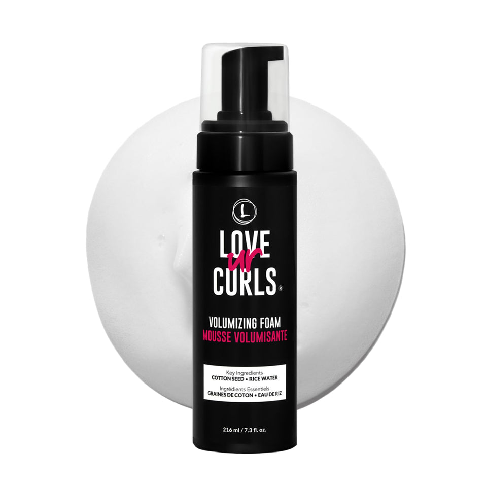 Love Ur Curls front packaging showing product and volume benefits
