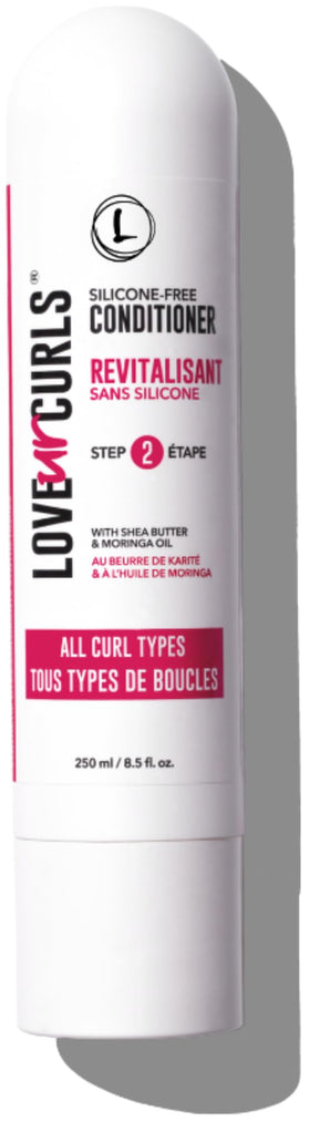 Love Ur Curls front bottle showing label and curl-friendly benefits