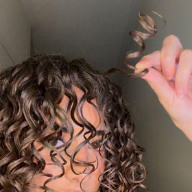 Love Ur Curls gel texture close-up highlighting smooth non-sticky formula