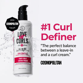 Love Ur Curls shea butter and moringa oil ingredients for nourishment
