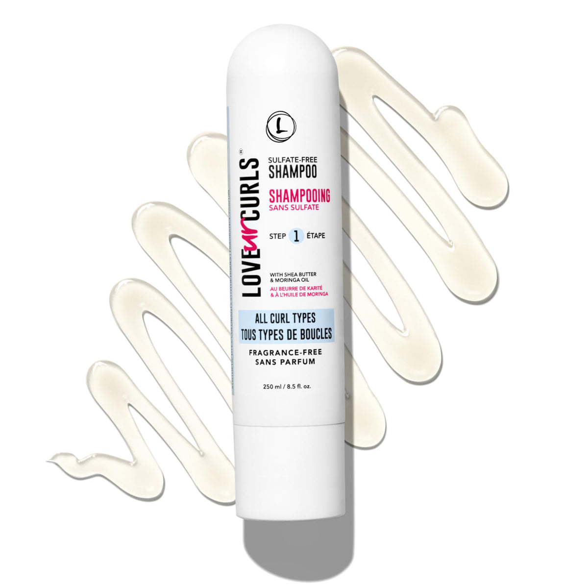Love Ur Curls shea butter and moringa oil close-up highlighting nourishing ingredients