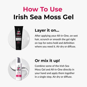 Love Ur Curls on bathroom shelf in lifestyle setting for routine