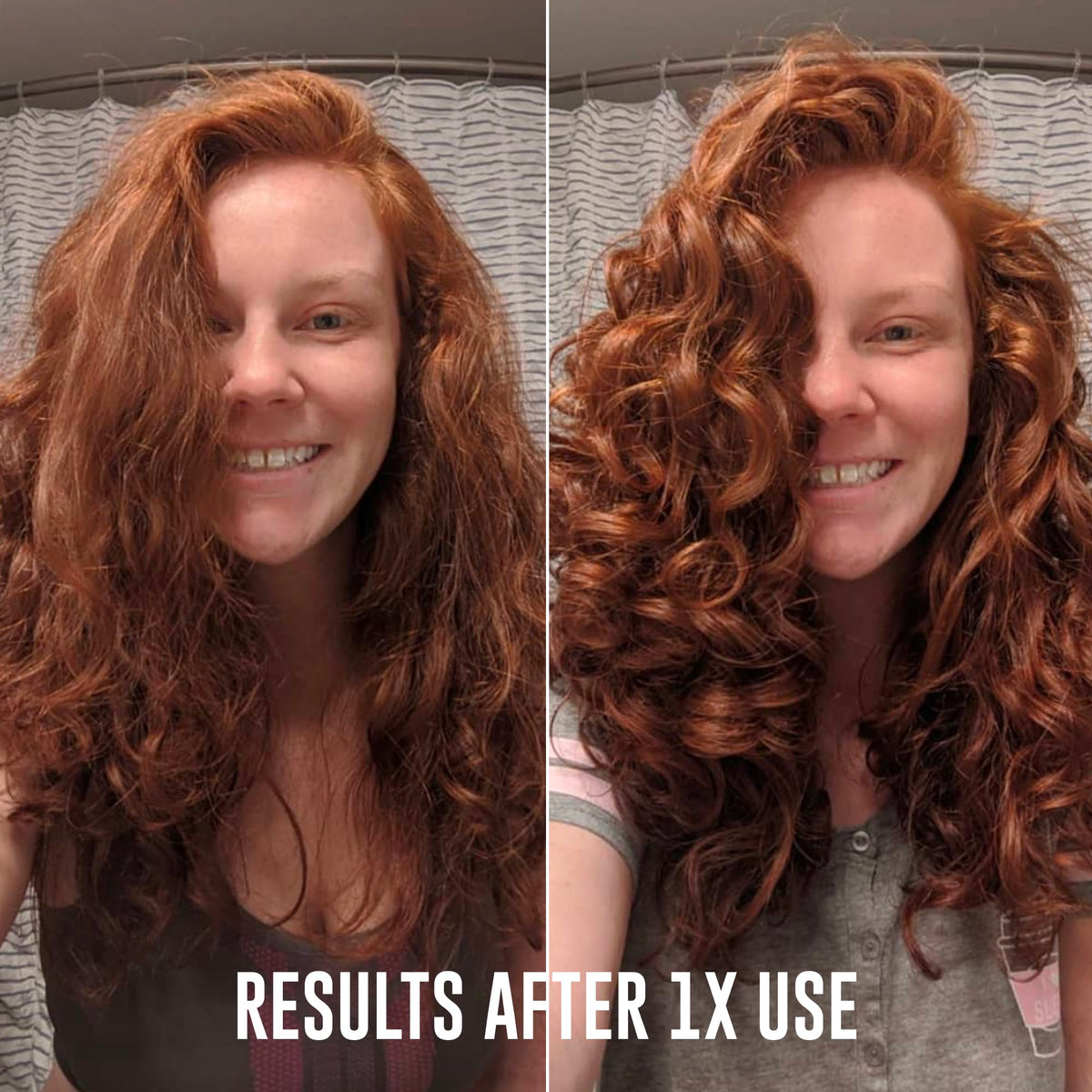All-in-one curl cream swatch from Love Ur Curls showing lightweight, non-sticky texture