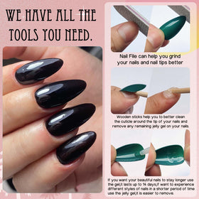 LoveOurHome nail file included in kit for shaping and trimming natural nails