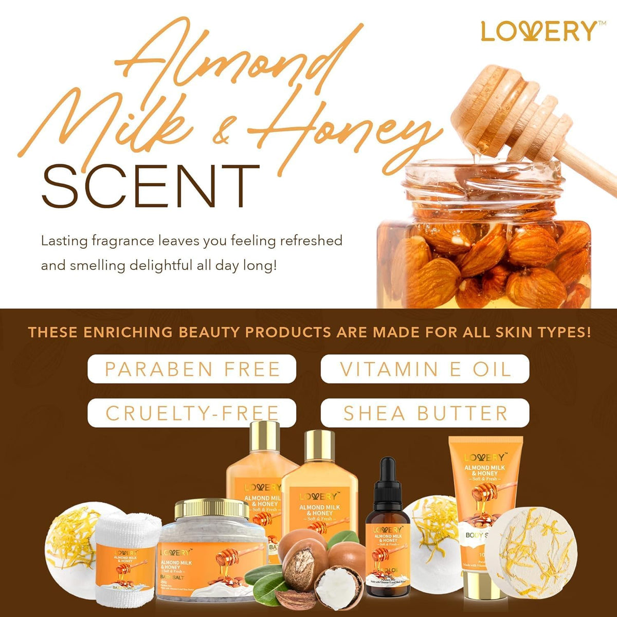 LOVERY bath bombs and salts arrangement demonstrating fizzing relaxation options