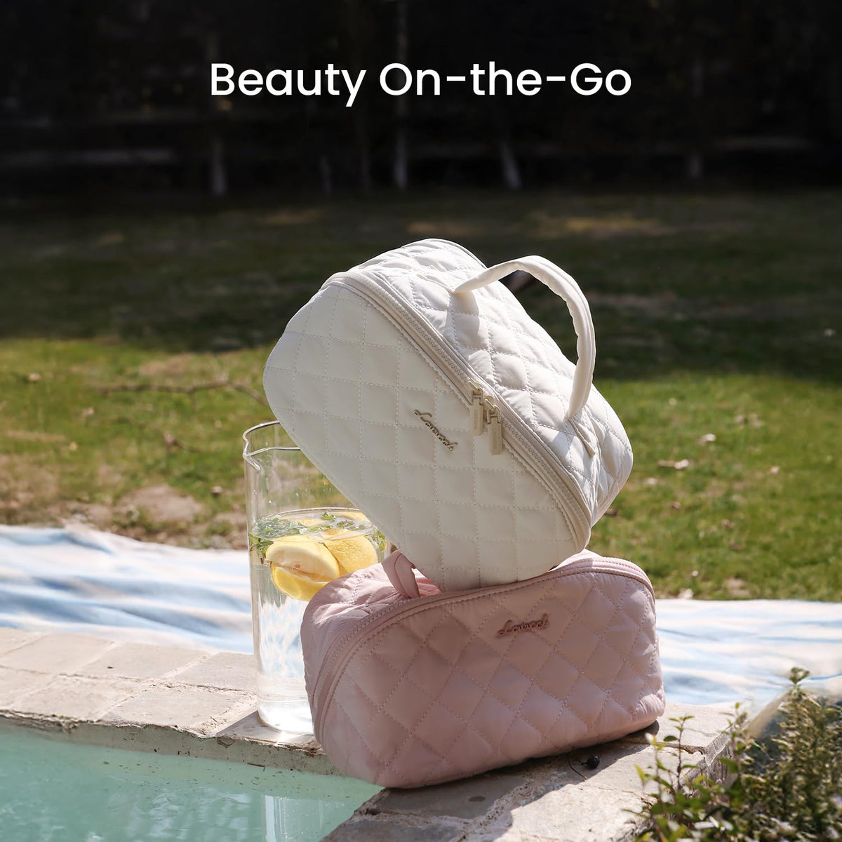 LOVEVOOK travel scene with bags in suitcase showing ideal on-the-go packing