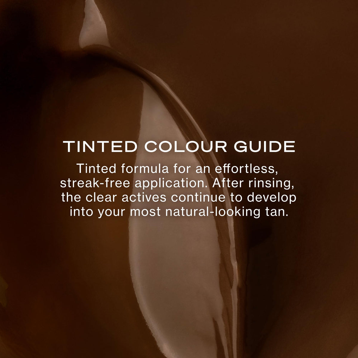 Loving Tan tinted guide on skin illustrating precise, streak-free coverage