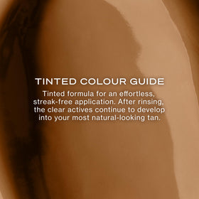 Loving Tan side-by-side before and after face showing natural, streak-free bronze improvement