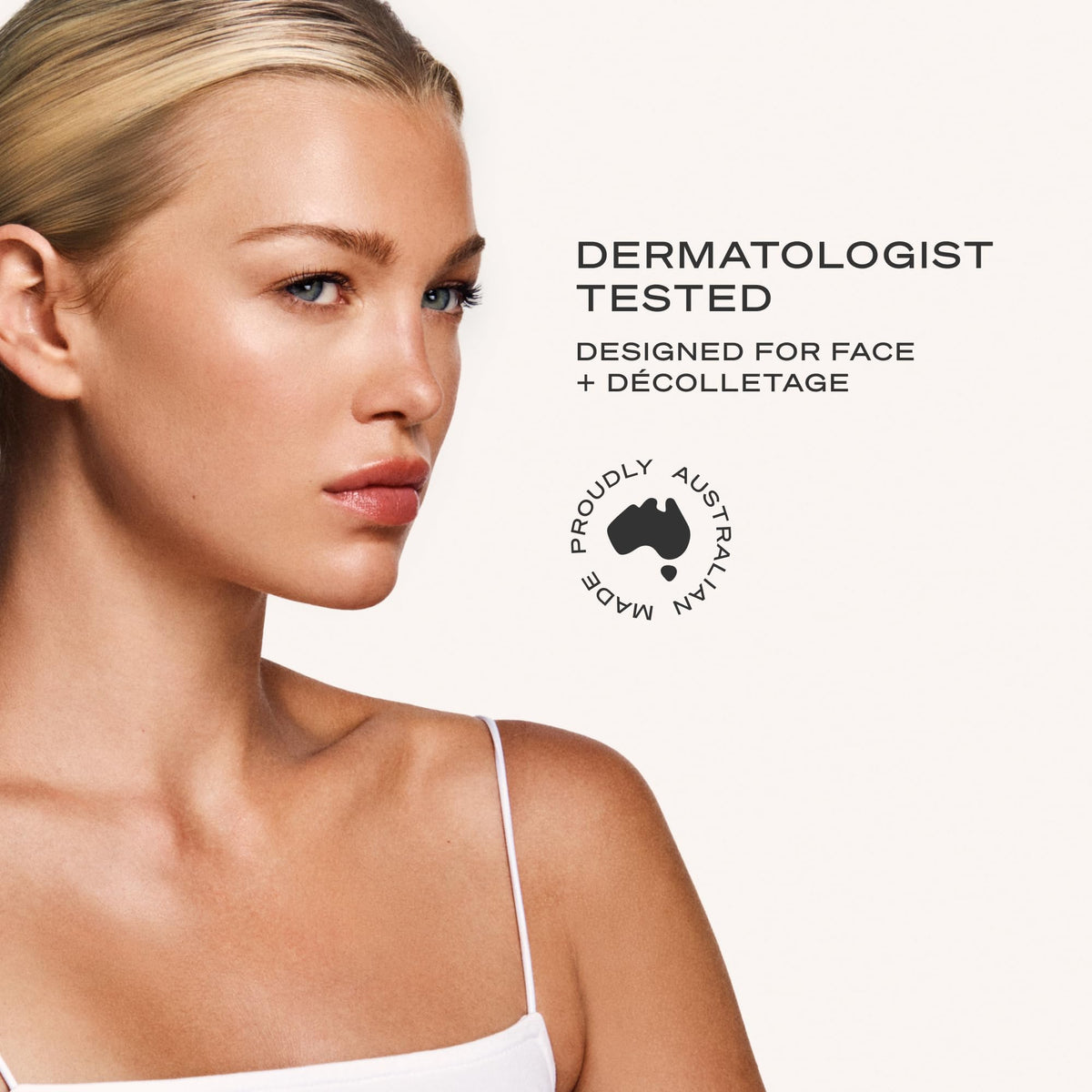 Loving Tan tube with cap open dispensing cream highlighting controlled application and minimal waste