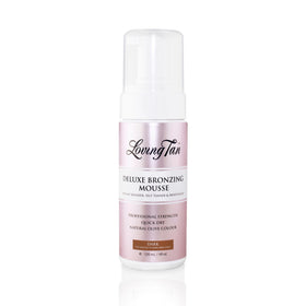 Loving Tan deluxe mousse front packaging showing product benefit of professional tan