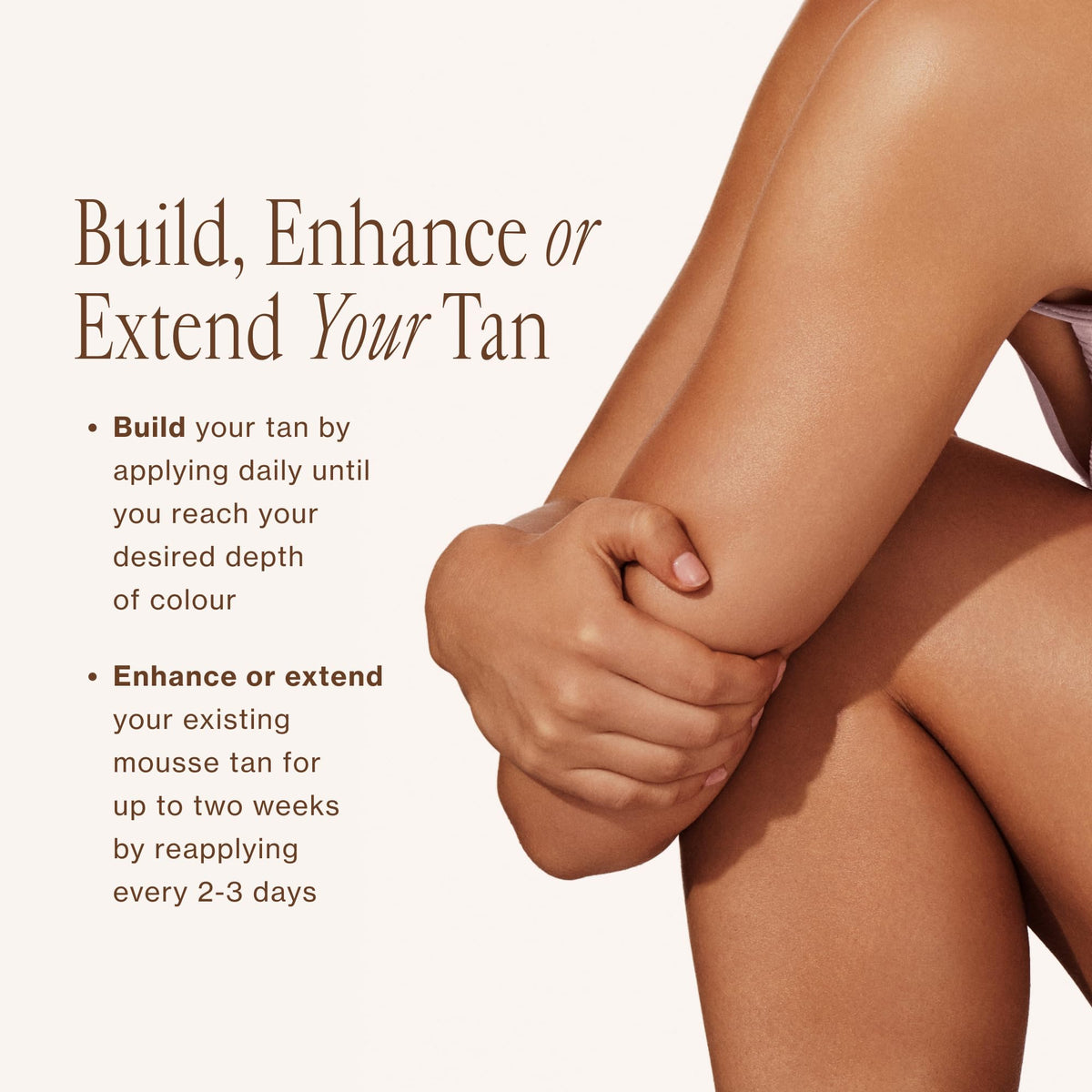 Loving Tan lotion on bathroom vanity in lifestyle setting showing everyday use