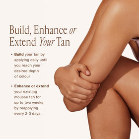 Loving Tan lotion on bathroom vanity in lifestyle setting showing everyday use