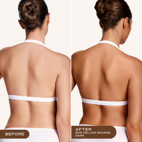 Loving Tan foam texture close-up demonstrating lightweight blendability benefit