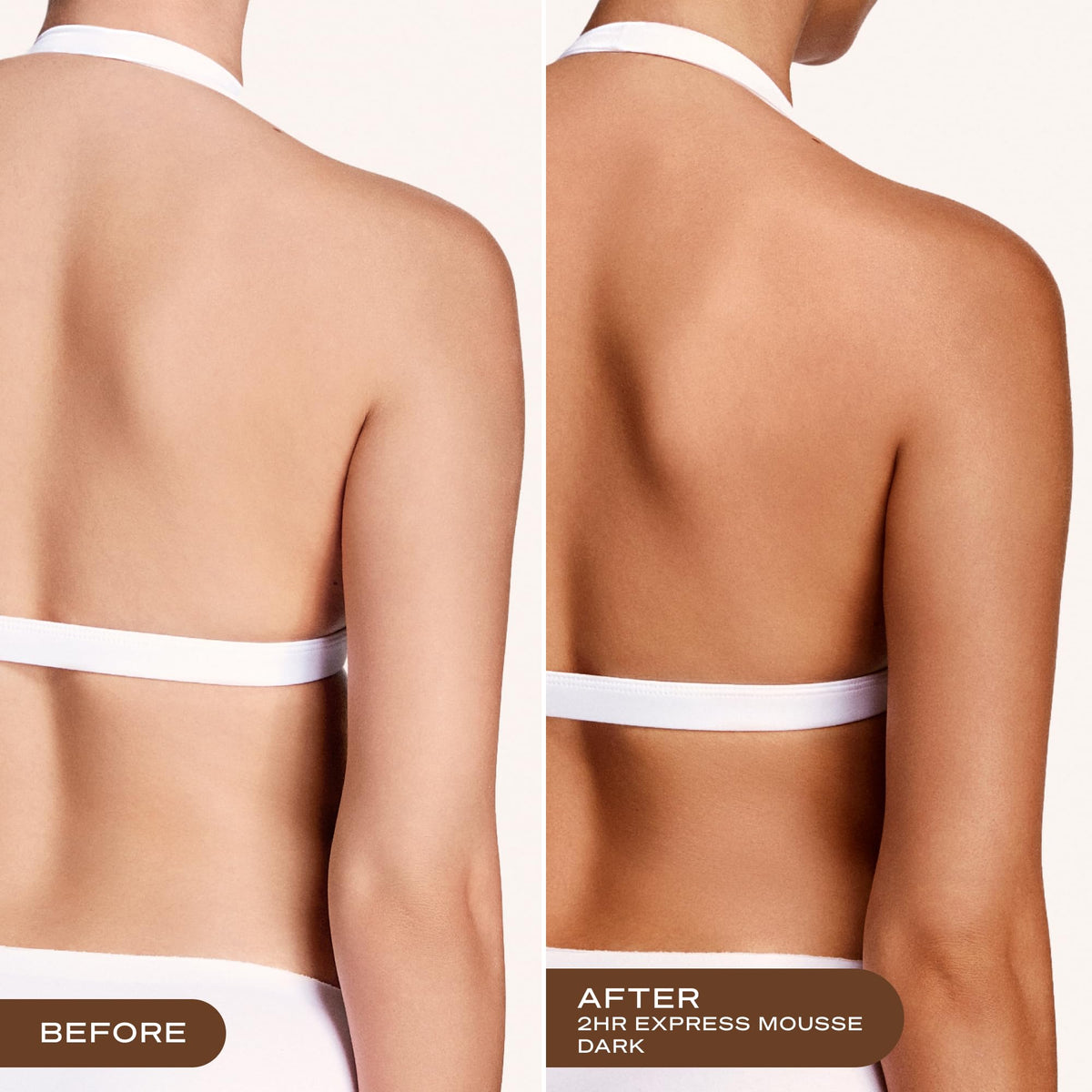 Loving Tan foam texture close-up highlighting lightweight, quick-drying benefit