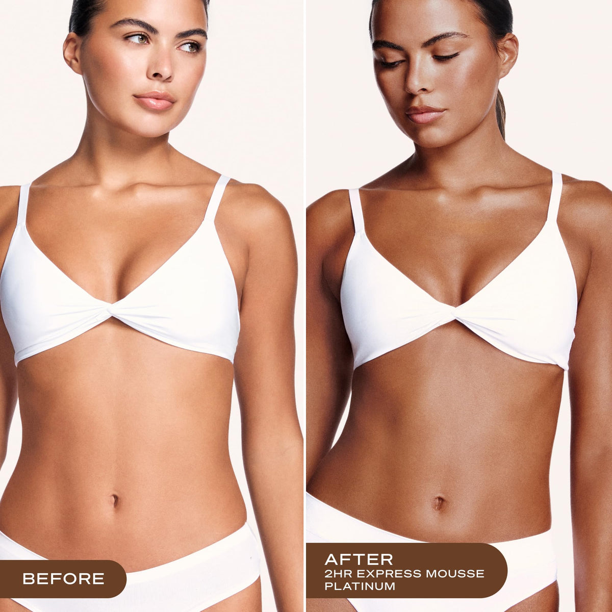 Loving Tan mousse foam texture close-up demonstrating quick-dry, lightweight feel