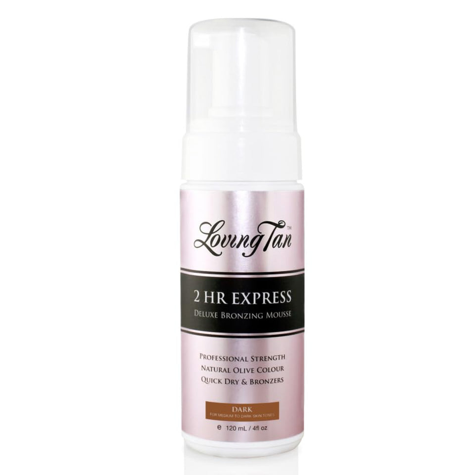 Loving Tan front packaging showing bottle and label, indicating professional quality
