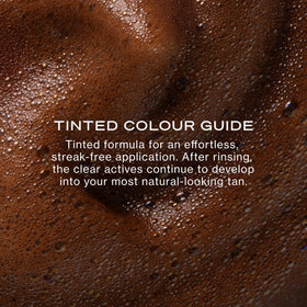 Loving Tan mousse being applied with a tanning mitt for an even, streak-free finish