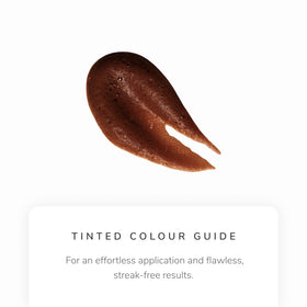 Loving Tan mousse texture on mitt, rich pigment for instant bronzing