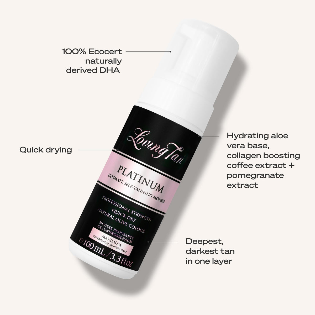 Loving Tan held in hand showing compact size and multiple applications