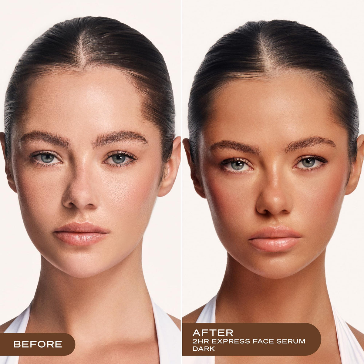 Loving Tan serum texture droplet highlighting hydrating, lightweight formula