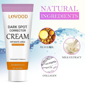 LOVOOD application underarm demonstrating gentle use and targeted brightening effect