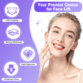 Loxbcin tape under chin reducing double chin appearance