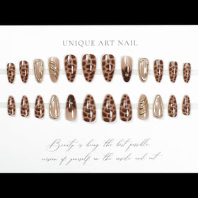 LPOODDNU array of nails displaying the ten sizes for customized fit and comfort