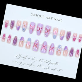 LPOODDNU worn on hands lifestyle shot showing salon look at home