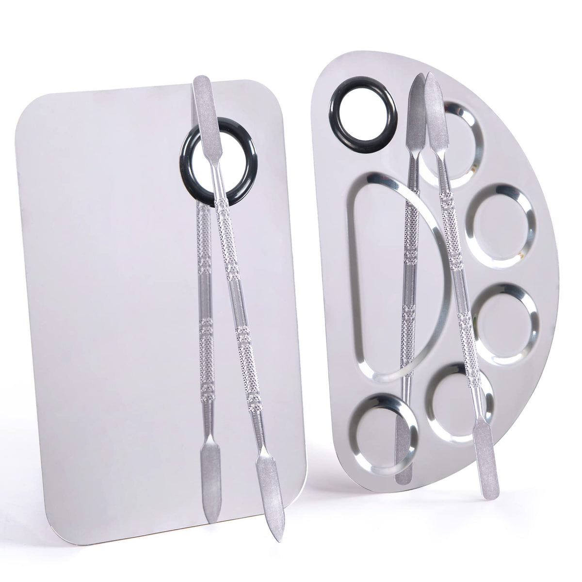 LQ-TT-CY-CX front view showing plate and spatula for clean mixing