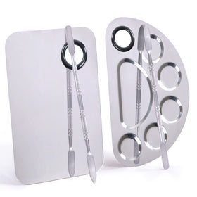 LQ-TT-CY-CX front view showing plate and spatula for clean mixing