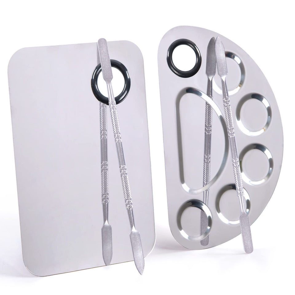 LQ-TT-CY-CX front view showing plate and spatula for clean mixing