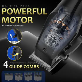 LQT T-blade beard trimmer detail showing sharp edge for precise styling