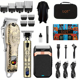 LQT clipper front view showing metal body and ergonomic grip enhancing control