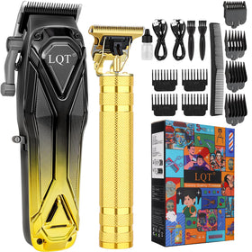 LQT clipper front view showing full metal body and compact profile for durable use
