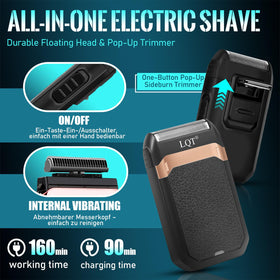 LQT clippers in hand scale demonstrating compact size and comfortable handling