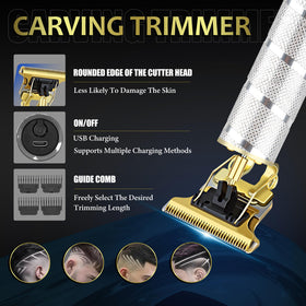 LQT foil shaver and nose trimmer paired for close, safe finishes
