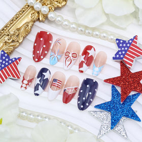 LRKNNO wooden stick, nail file and jelly gel stickers included for easy application