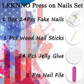LRKNNO nails arranged by size for scale and easy selection benefit accurate fit
