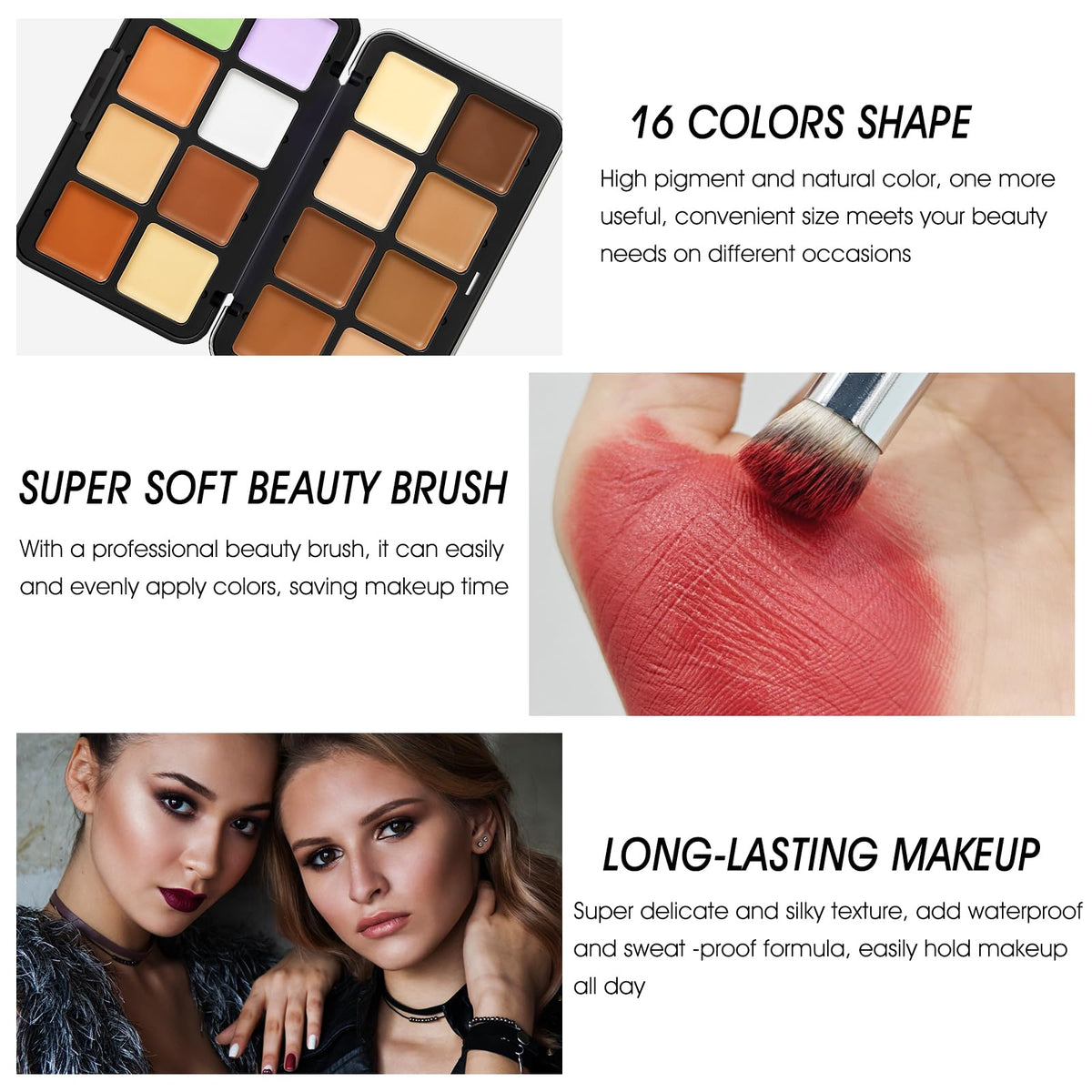 LSxia palette inside a makeup bag highlighting compact portability and convenience