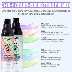 LSxia product applied on hand showing coverage and smoothing benefit