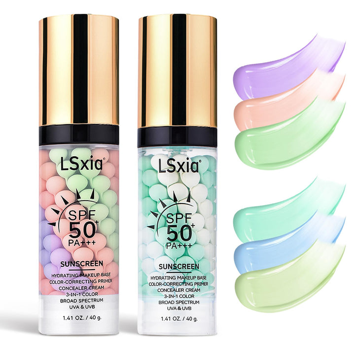 LSxia front packaging showing compact primer tube and label, practical protection