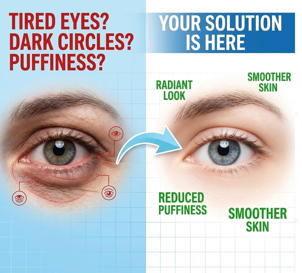 LTNOVAAY being applied under eye in morning routine to refresh tired-looking skin