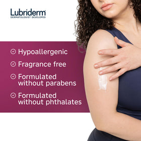 Lubriderm Pro-Ceramide ingredient visualization, barrier support benefit