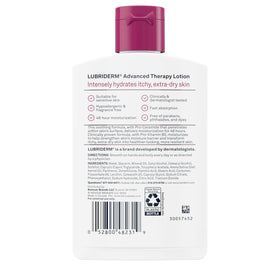 Lubriderm 6 fl oz travel bottle in toiletry bag for on-the-go hydration