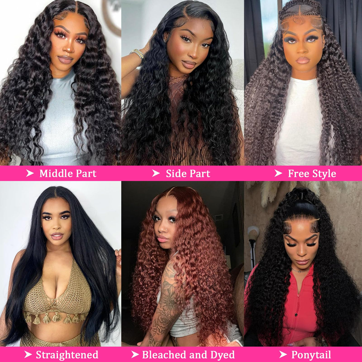 Lucksee detailed view of deep wave texture retaining curl definition and softness