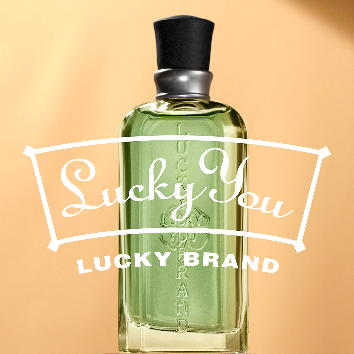 Lucky Brand Lucky You cap and nozzle detail emphasizing practical design