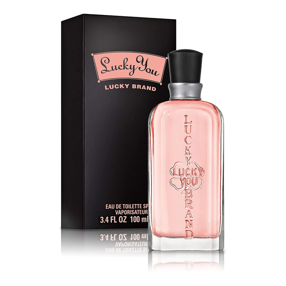 Lucky Brand front bottle showing elegant label and bright citrus appeal