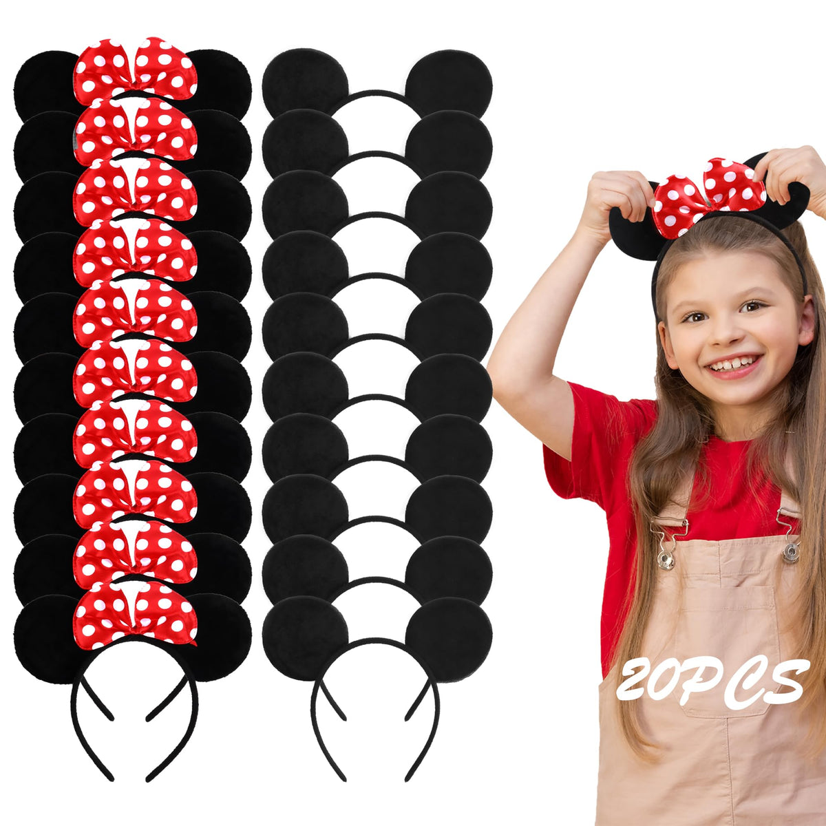 Lucky Will front packaging showing 20 headbands ready for party use and easy distribution