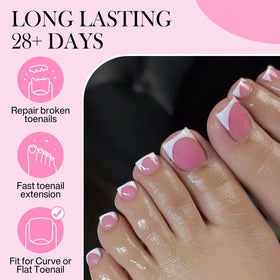Luckyfairy close-up of double-matte texture highlighting better adhesion