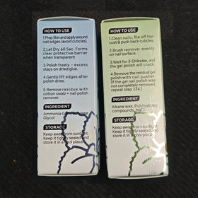 Luckyfairy cuticle protection peel illustrating clean skin after removal